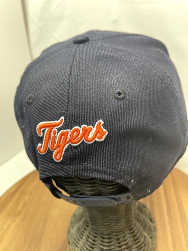 Gorra de colección de los Tigres de Detroit New Era 9fifty Snapback lana azul naranja - Imagen 8 de 12