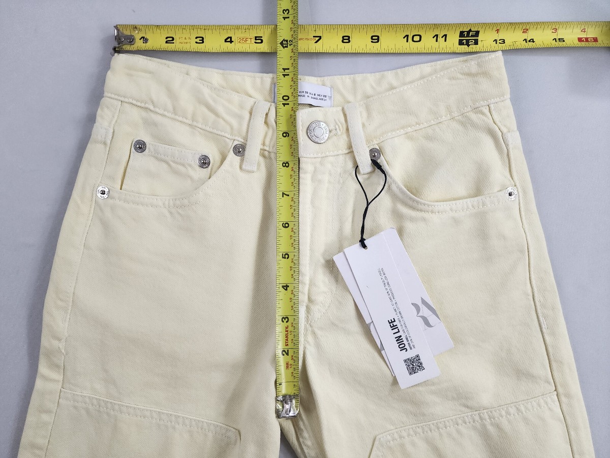デニム・ジーパン MOTHER Woman Jeans Yellow Cream 1445413C INE ZARA WOMAN women jeans 5252/211/300 denim yellow USA sz 0