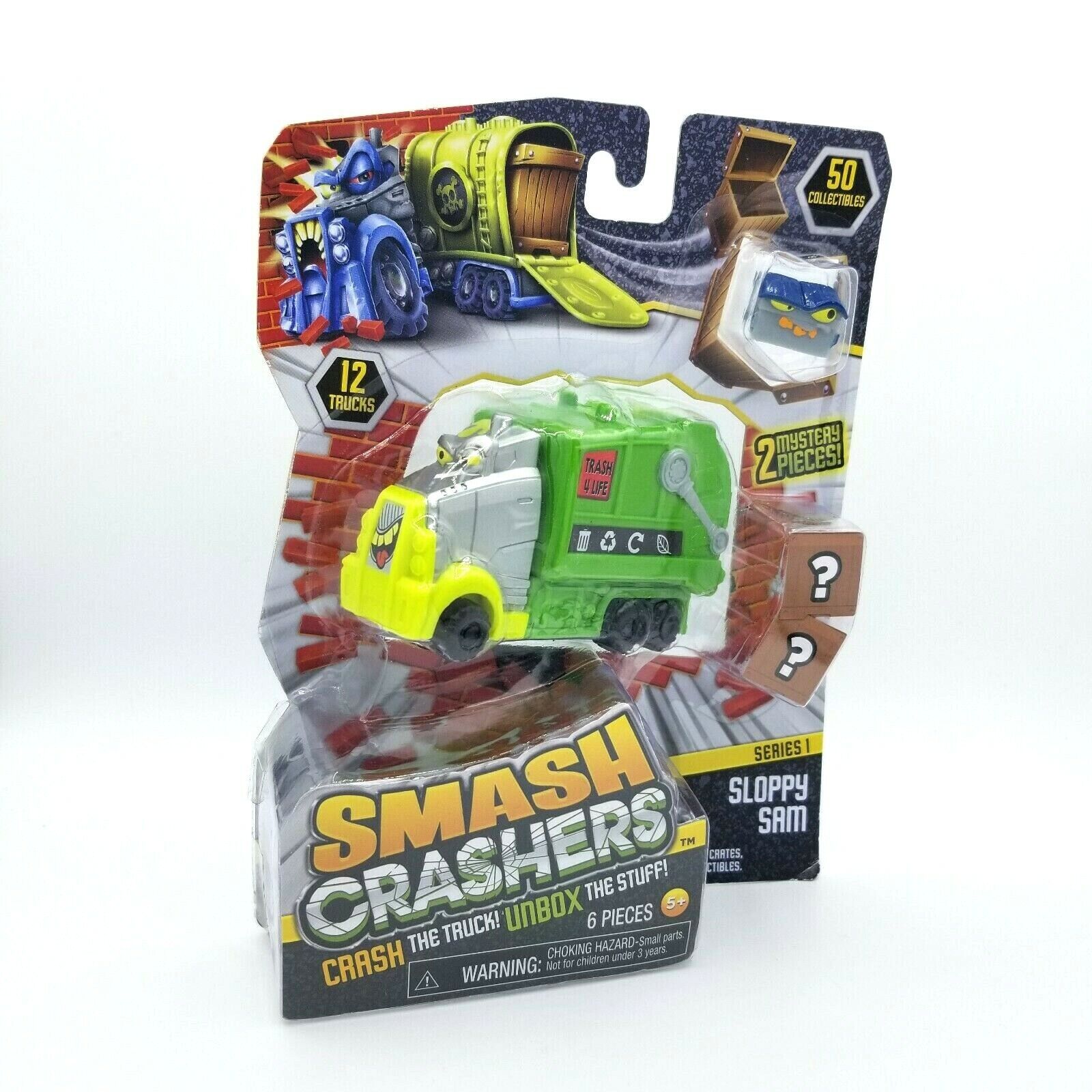 Smash Crashers Trucks and Mystery Mini Figures Unboxing 