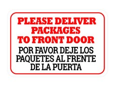 Classic Framed Plus Please Deliver Packages To Front Door