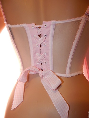Nuevo con etiquetas $278 Corsé Floral con Cordones Colección de Diseñadores Victoria's Secret 34D Bustier - Imagen 9 de 12