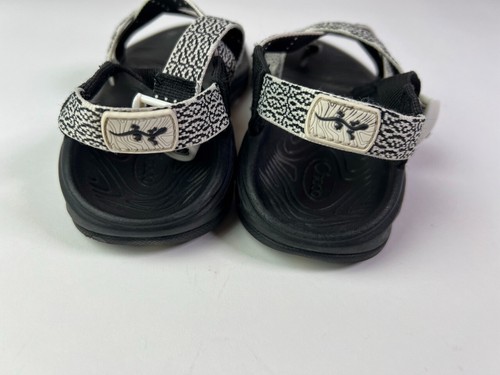 Chaco Womens Z/VOLV 2 Sandals Arch Support Adjustable Strap Black White Size 7 - Picture 3 of 9