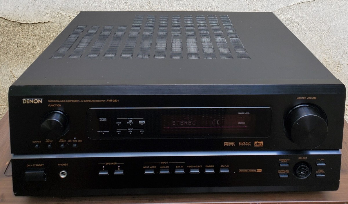 Denon AVR-2801 Precision Audio AV Surround Receiver DTS Dolby