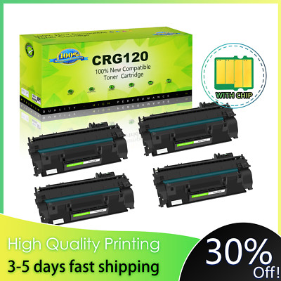 4PK CRG120 C120 Toner Cartridge For Canon ImageClass D1370 D1520 D1550 D1150
