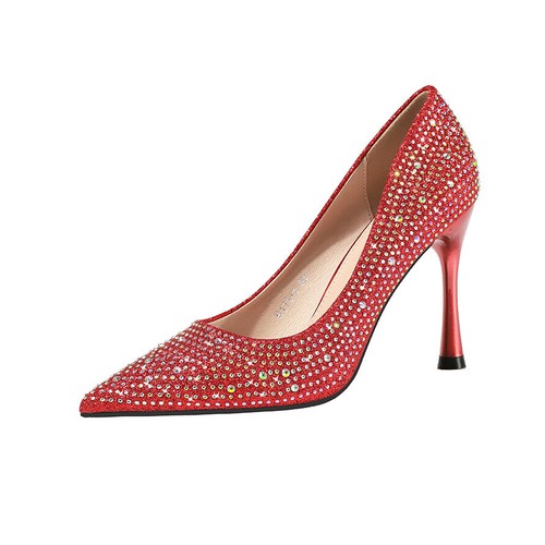 Lady Fashion Nightclub Pointed Toe Stiletto High-Heel Shoes Women Banquet Pumps - Picture 18 of 22