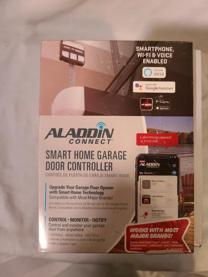 GENIE UNIVERSAL ALADINN CONNECT - CONTROLADOR DE PUERTA DE GARAJE INTELIGENTE PARA EL HOGAR ¡NUEVO!! Foto 3 de 4