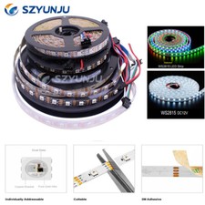 DC 12V WS2815 RGB Pixels LED Strip Light Dual Signal Individual Addressable 5M