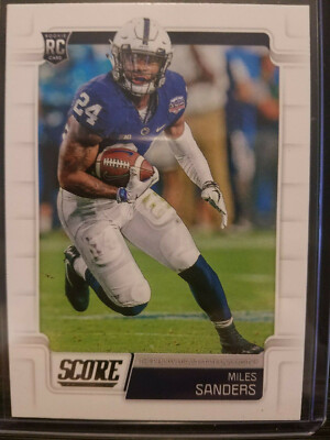 Miles Sanders 2019 Score Football RC Rookie Card #346 Philadelphia Eagles
