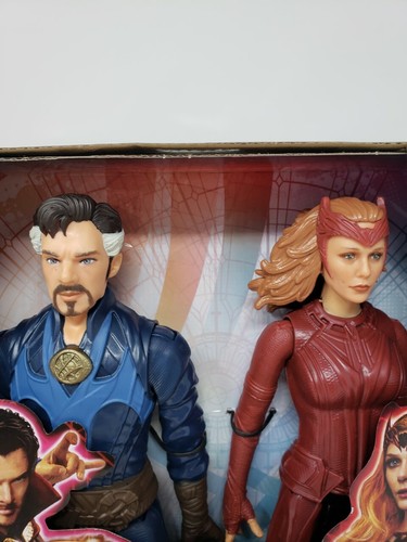 Marvel DOCTOR STRANGE & SCARLET WITCH 12" Titan Hero Series 2 PACK Figures 2022 - 第 2/3 張圖片