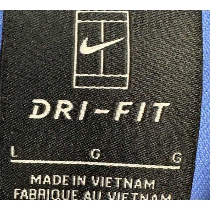 SACAI X NIKE Giacca Nike donna grande blu Dri Fit tennis crop misto nylon full zip activewear