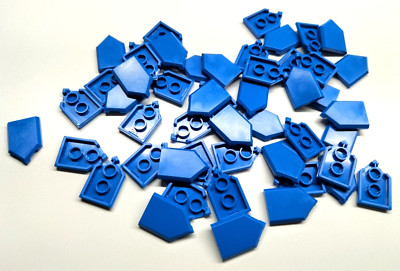 50 x LEGO   tile 2 x 3 pentagonal 22385 blue / blue New
