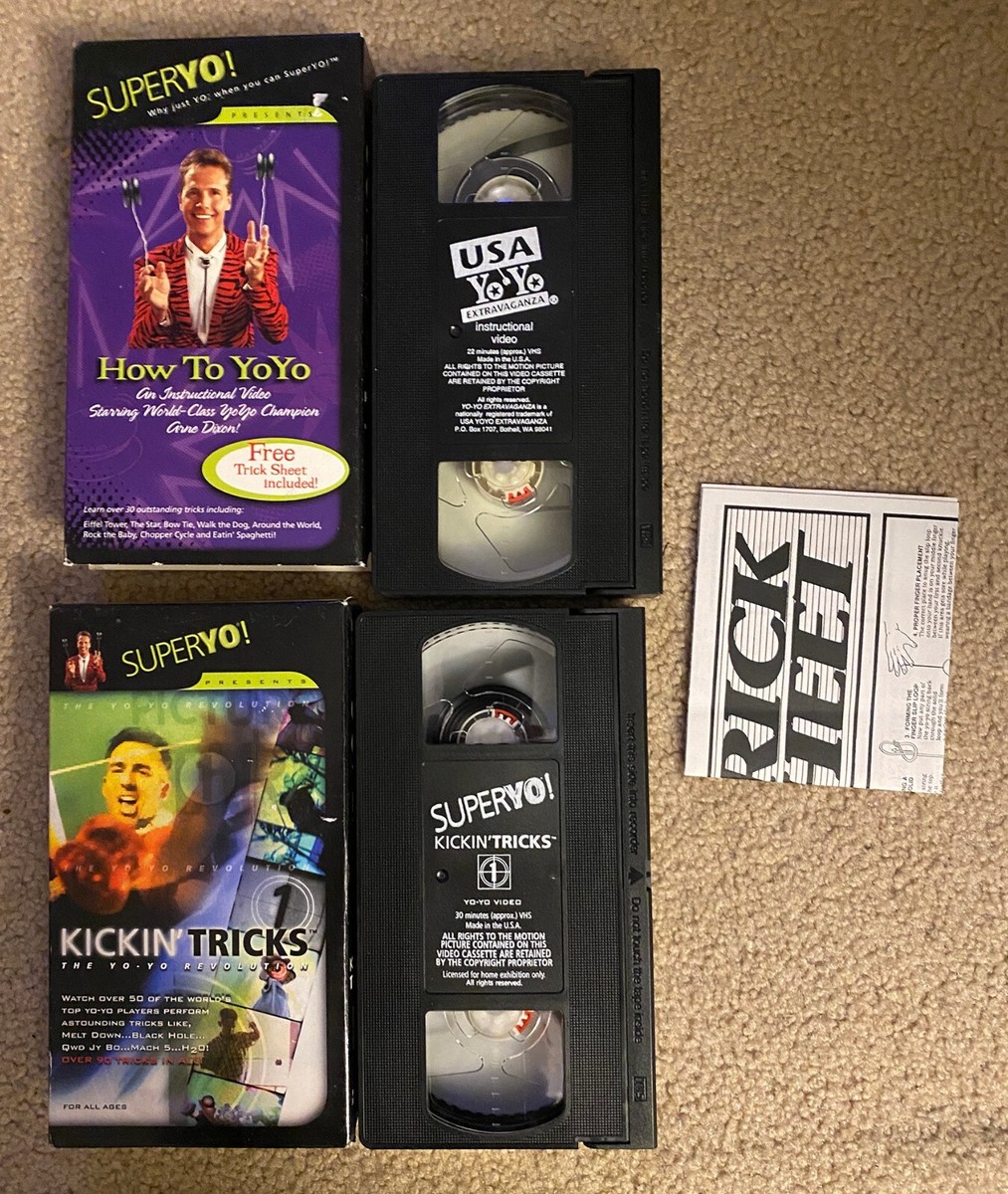 VHS: Super Yo! Presents Kickin Tricks: Yo-Yo Revolution + How To