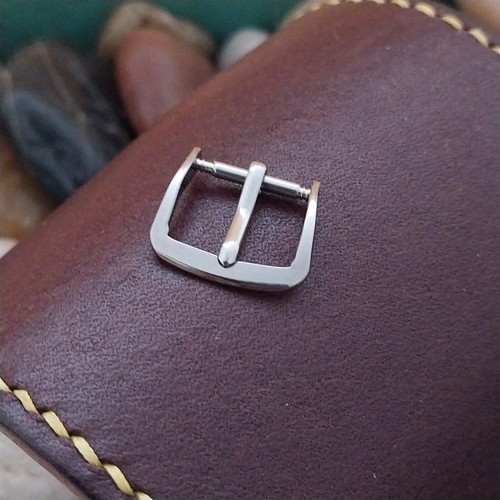 Vintage 13mm Stainless Steel nos Unused 1950s-1960s Classic Watch Band Buckle - Picture 5 of 5