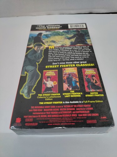 Return of the Street Fighter (VHS, 1996) Rare Factory Sealed - Picture 11 of 11