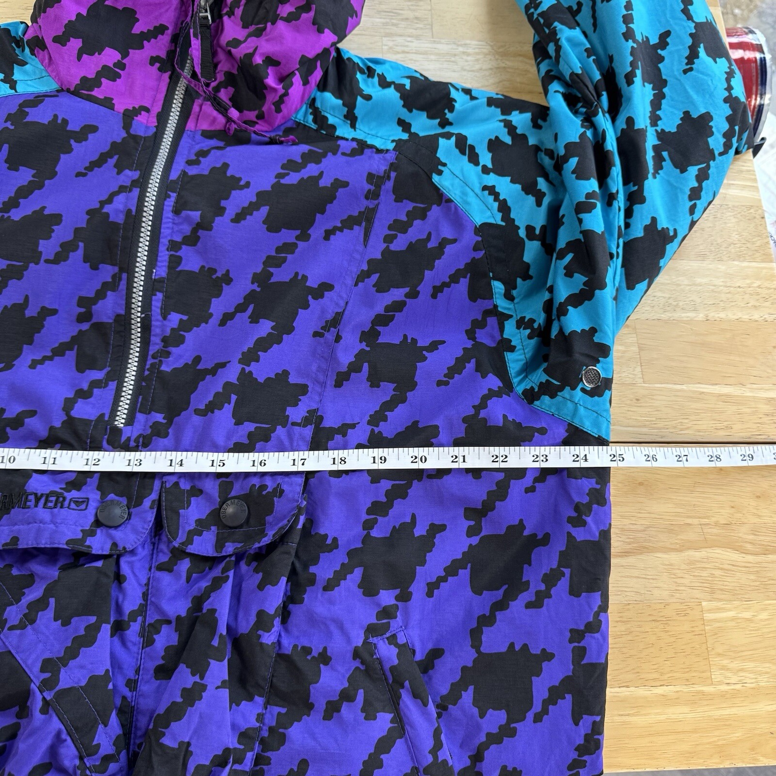 Obermeyer Ski Nylon Windbreak Jacket Pullover Neo… - image 12