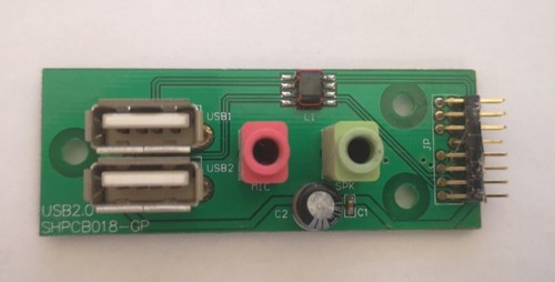 SHPCB018 Front Panel Audio USB Board
