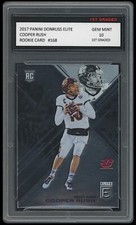 COOPER RUSH 2017 PANINI DONRUSS ELITE 1ST GRADED 10 ROOKIE CARD DALLAS COWBOYS