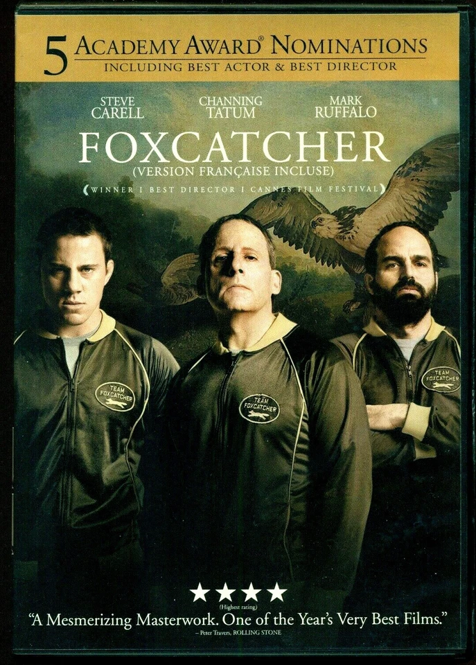 FOXCATCHER – STEVE CARELL, CHANNING TATUM, MARK RUFFALO LIKE NEW DVD - Image 3 of 3