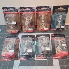 D D NOLZURS MARVELOUS MINIATURE LOT 8 Tiefling Dragonborn Sorcerer Paladin