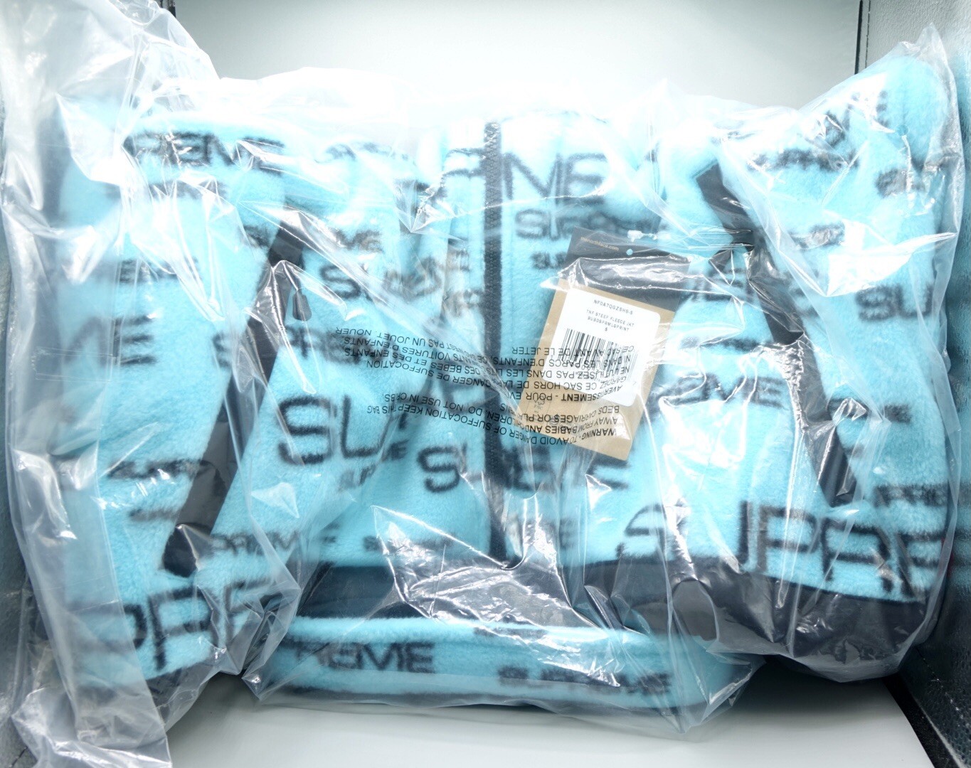 Supreme / The North Face Steep Tech Fleece Jacket FW21 - Teal Size Small