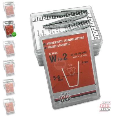 REMA TIPTOP W-FIX 2 Schneidemesser 5-6 mm Rema Tip Top RUBBER CUT Schneide Messer W2 5642865