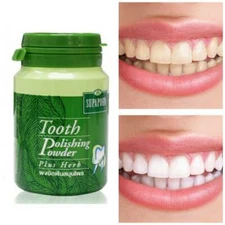 Herbs Tooth Polishing Powder Healthy Teeth and Gums White Teeth Plus Herbs 90g.