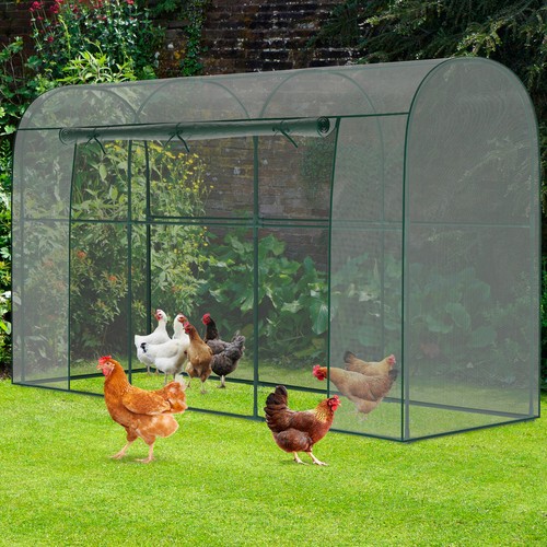 Jaulas de cultivo SLSY para plantas de jardín 118"Lx39"Wx71"H cubierta de red para plantas con cremallera - Imagen 14 de 45