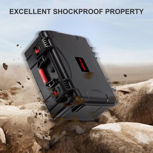 Waterproof Carrying Case for PS5 Slim Console Controller Travel Hard Shell Case - Picture 7 of 9