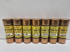 LOT OF 7 NEW OLD STOCK BUSSMANN 1A LOW-PEAK FUSES LPJ-1SP