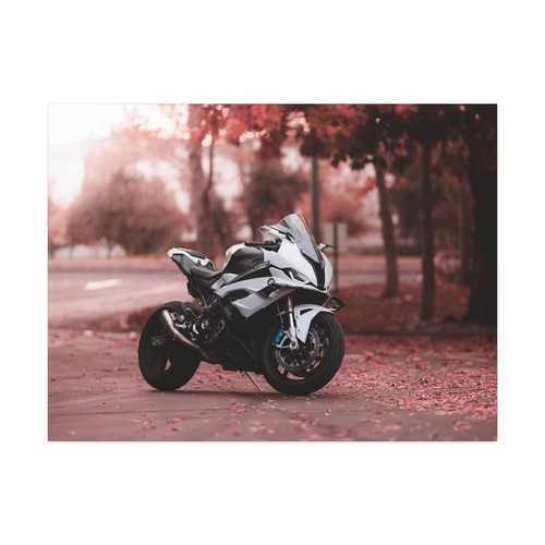 BMW Inspired S1000RR High Resolution Museum Quality Horizontal Canvas Print #061 - Picture 3 of 10