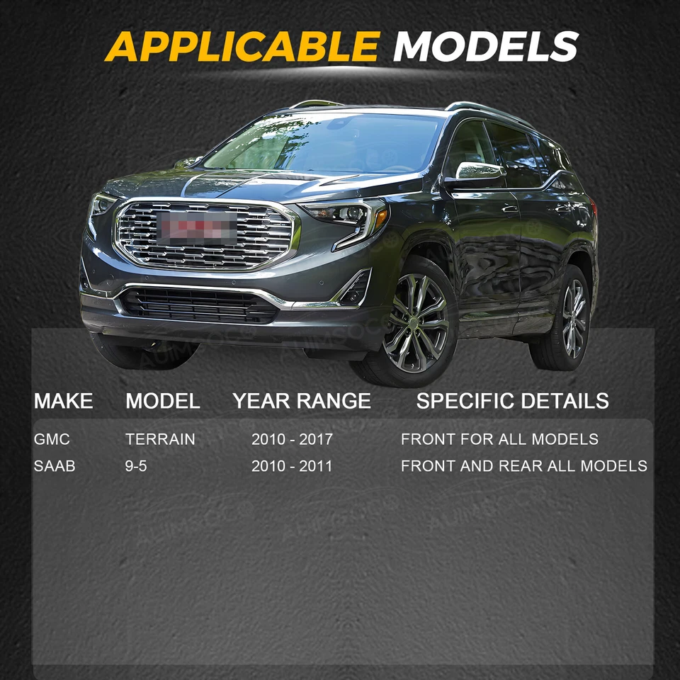 2 Front Bearings & Hub Set 513288 Driver Passenger Sides For Saab 9-5 2010-2011 - Image 4 of 4