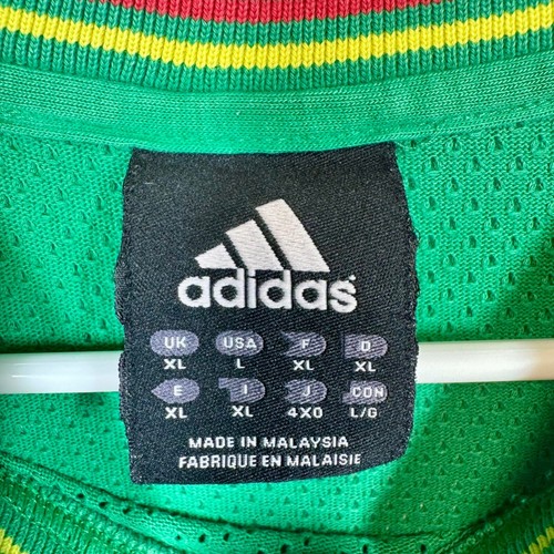 Adidas Mesh Tank Top ärmellos Trikot sportlich gestreift grün Gr. Large Y2K - Bild 4 von 11
