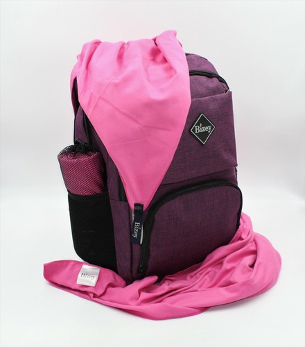 Microfibre Towel large Pink Sports Beach Yoga Swimming Bath Gym. 80cm x 160cm. - Picture 5 of 9