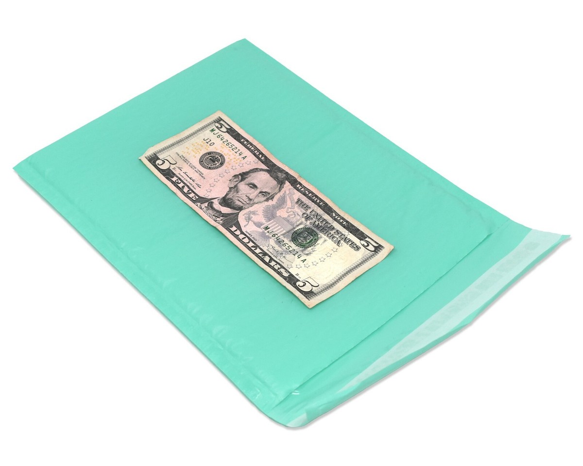 Bright Cyan Aqua Mint Bubble Mailers – Sizes 4x8, 6x10, 8x12, 10x15, 14x20 – Keep Your Shipments Safe & Stylish