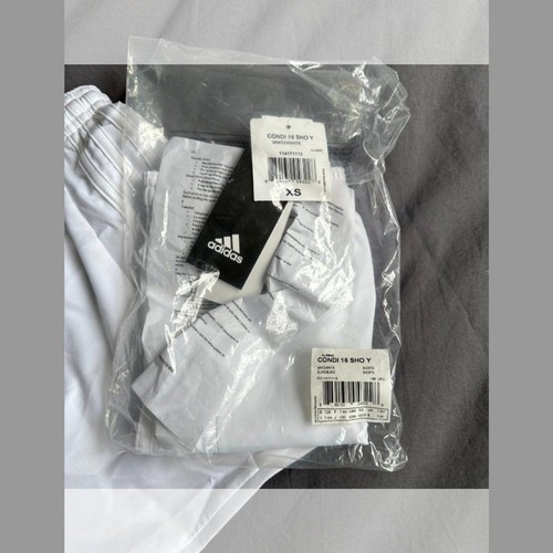 Youth White adidas CONDIVO 16 Soccer Shorts - Size Youth 7-8 - NWT - Picture 2 of 3