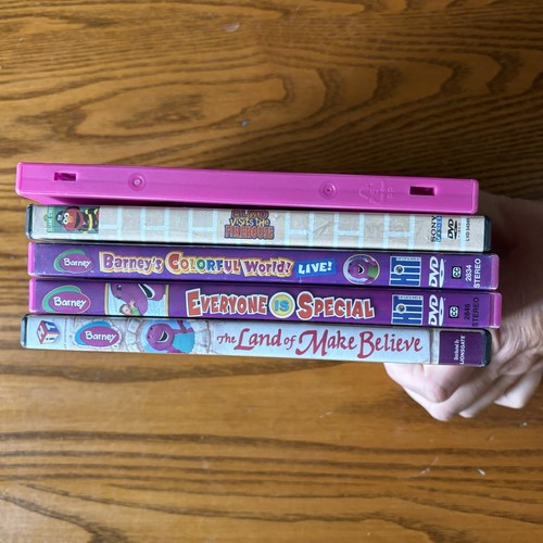 4 Barney DVDs & 1 Elmo DVD-Make Believe Colorful World Springtime Fun Everyone - Picture 3 of 9