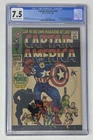 CAPTAIN AMERICA #100 CGC 7.5 Silver Age Graded Comic Book 1968 Marvel 1st Issue