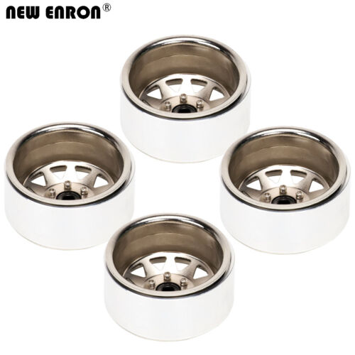 1/10 1.9inch Beadlock Wheel Rim Negative offset -8.9mm Metal for RC Crawler Car - Picture 20 of 30