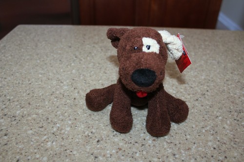 Russ Luv Pets Snaps Dog Plush Stuffed Animal 5" Brown New with Tags - Picture 2 of 5