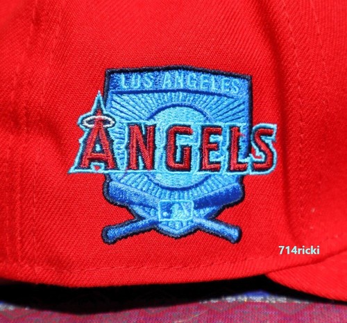 2023 MLB Father's Day Los Angeles Angels Fitted Hat New Era 59FIFTY On Field - Picture 5 of 8