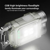 Led Flashlight Mini Portable Work Light Pocket Usb Lamp* Keychains U1R0