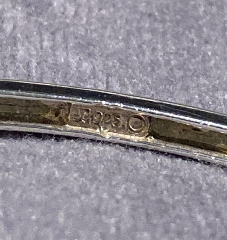 Judith Jack Marcasite Hinged Bangle  Bracelet 925… - image 3