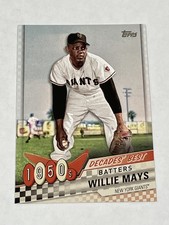 2020 Topps Baseball Decades' Best - Willie Mays - New York Giants