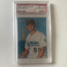 1999 Fleer Tradition Update Josh Beckett U-122 Rookie PSA 10 Florida Marlins