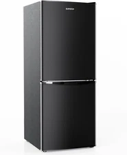 BANGSON 4.0 Cu.Ft Small Refrigerator with Freezer Small Fridge with Bottom Free