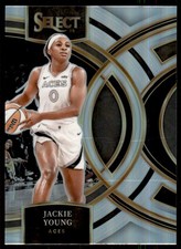 2024-25 Panini Select WNBA Silver Prizm Jackie Young Las Vegas Aces #180