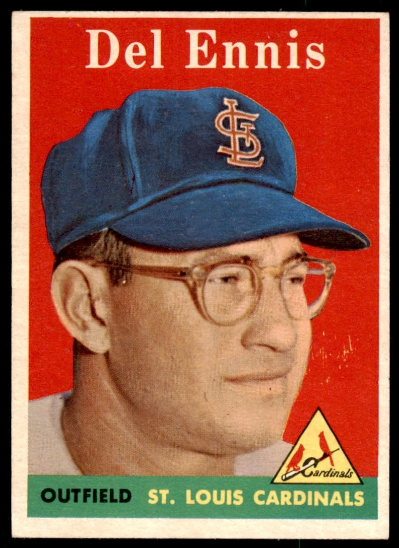 Del Ennis trading card