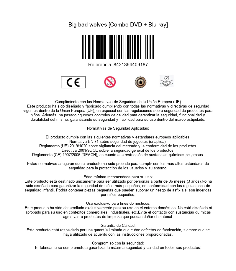 Big bad wolves [Combo DVD + Blu-ray] - Imagen 3 de 3