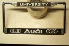 University Audi Seattle License Plate Frame