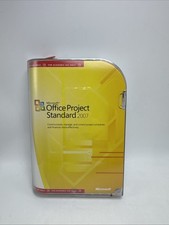 Microsoft Office Project Standard 2007 Academic Use Only New Sealed